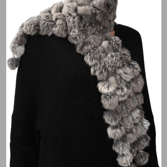 NEW Real Rabbit Fur ScarfSuper soft and warm to wear!Cute and elegant style - Picture 1 of 2
